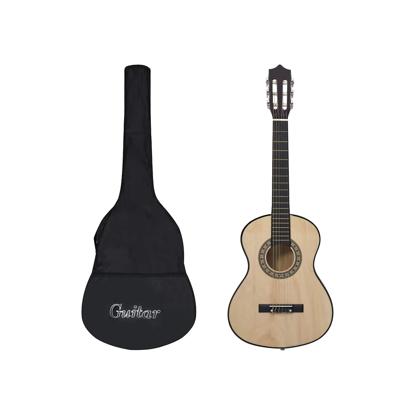 Guitare classique avec sac pour débutants et enfants 1/2 34