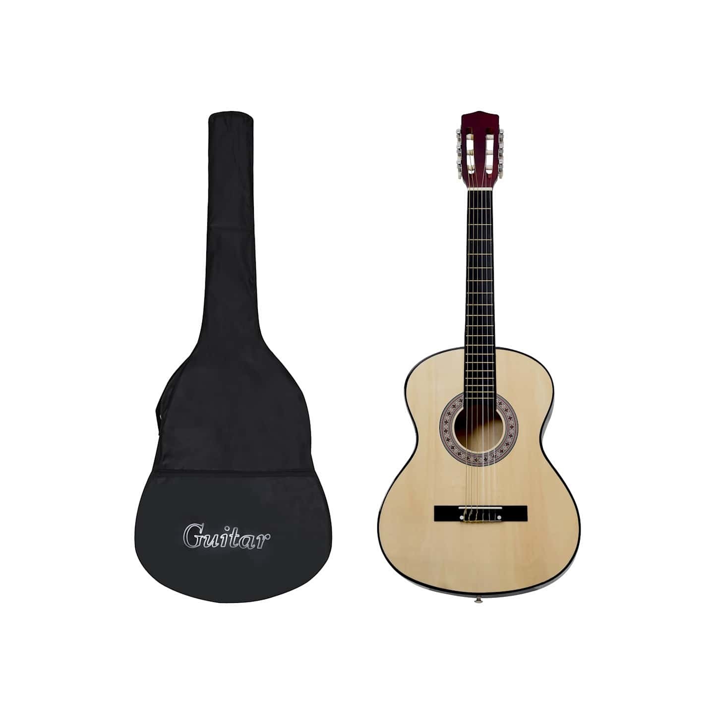 Guitare classique avec sac pour débutants 4/4 39