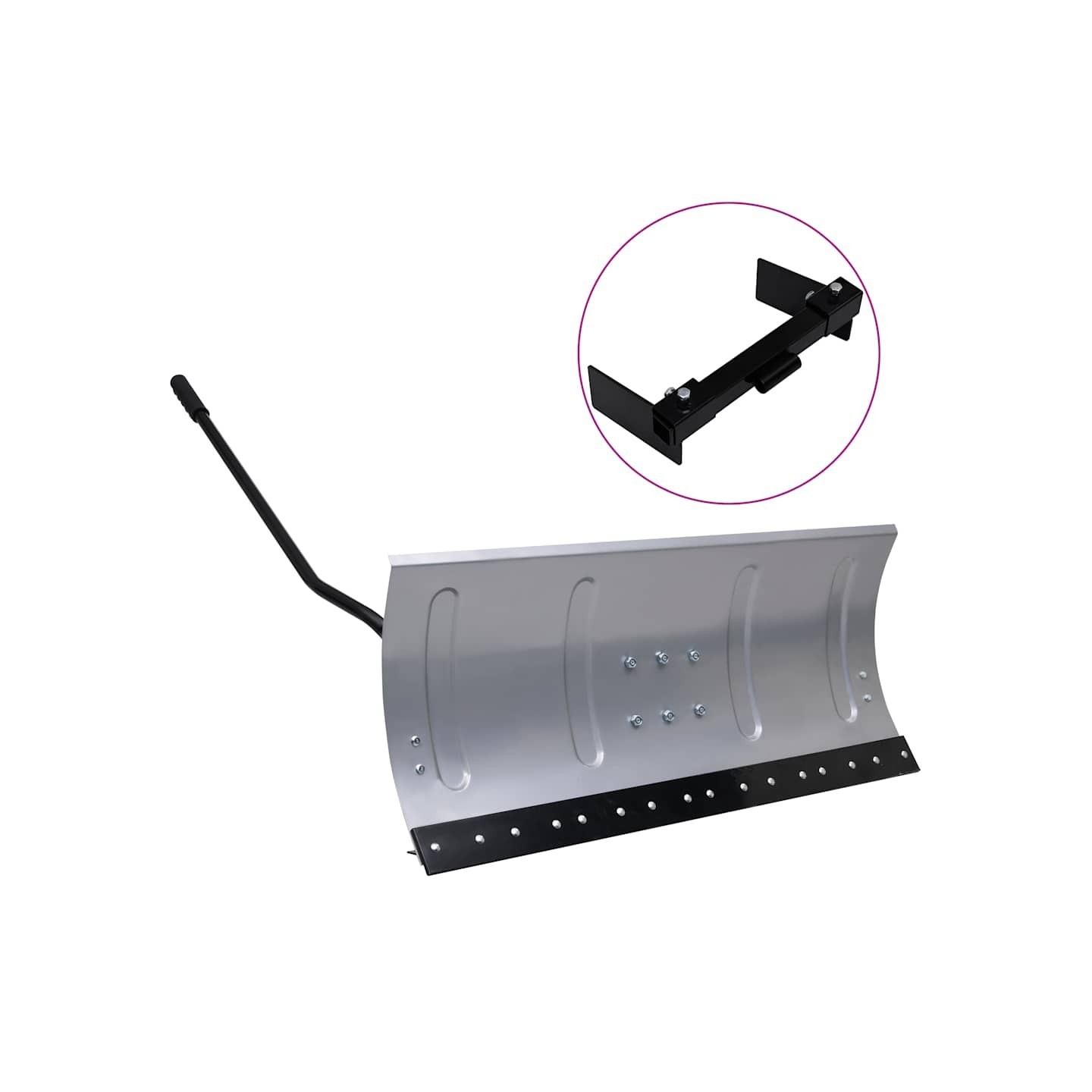 Pare-neige pour tondeuse à gazon avec adaptateur 100 cm