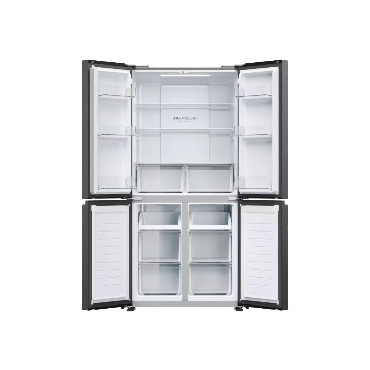 Frigo multi-portes Haier HCR3818ENPT 467 L noir mat | Nimestore