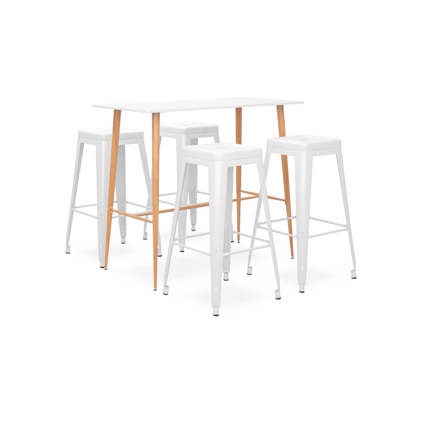 Ensemble de bar 5 pcs Blanc