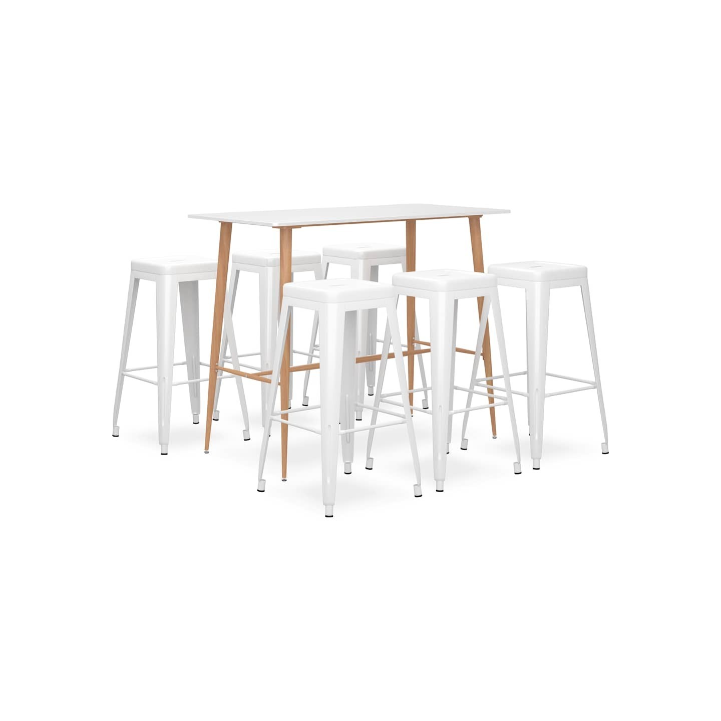Ensemble de bar 7 pcs Blanc