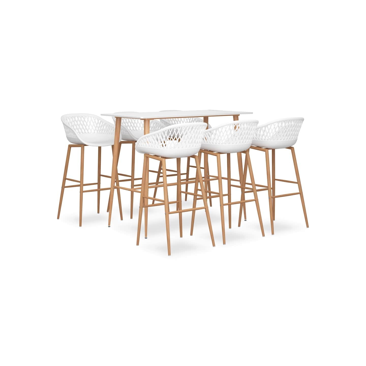 Ensemble de bar 7 pcs Blanc