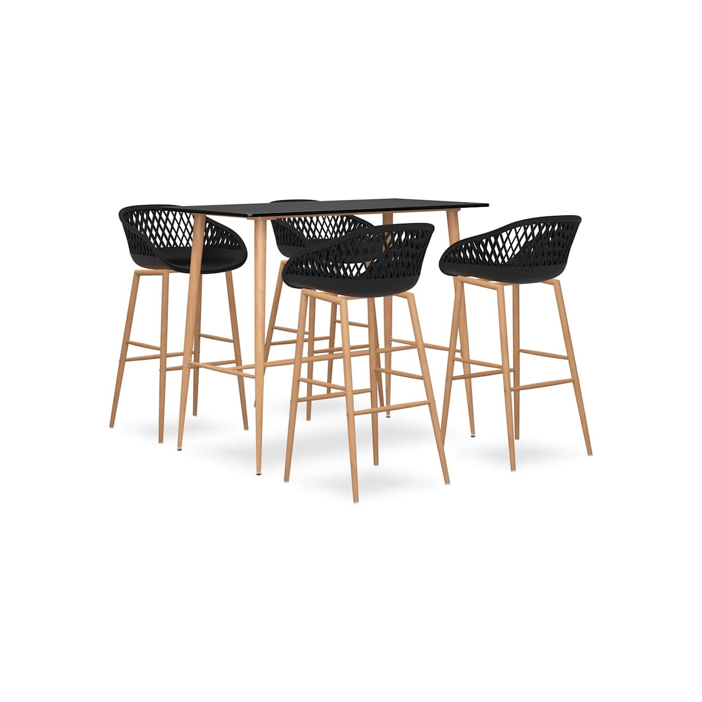 Ensemble de bar 5 pcs Noir