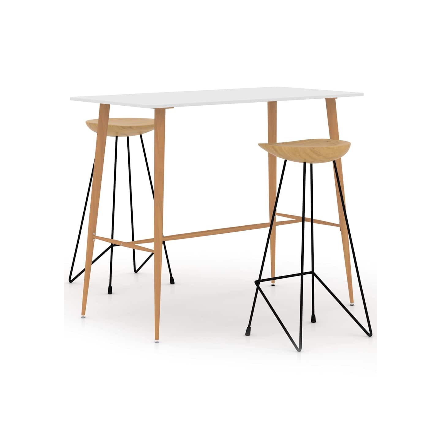 Ensemble de bar 3 pcs Blanc