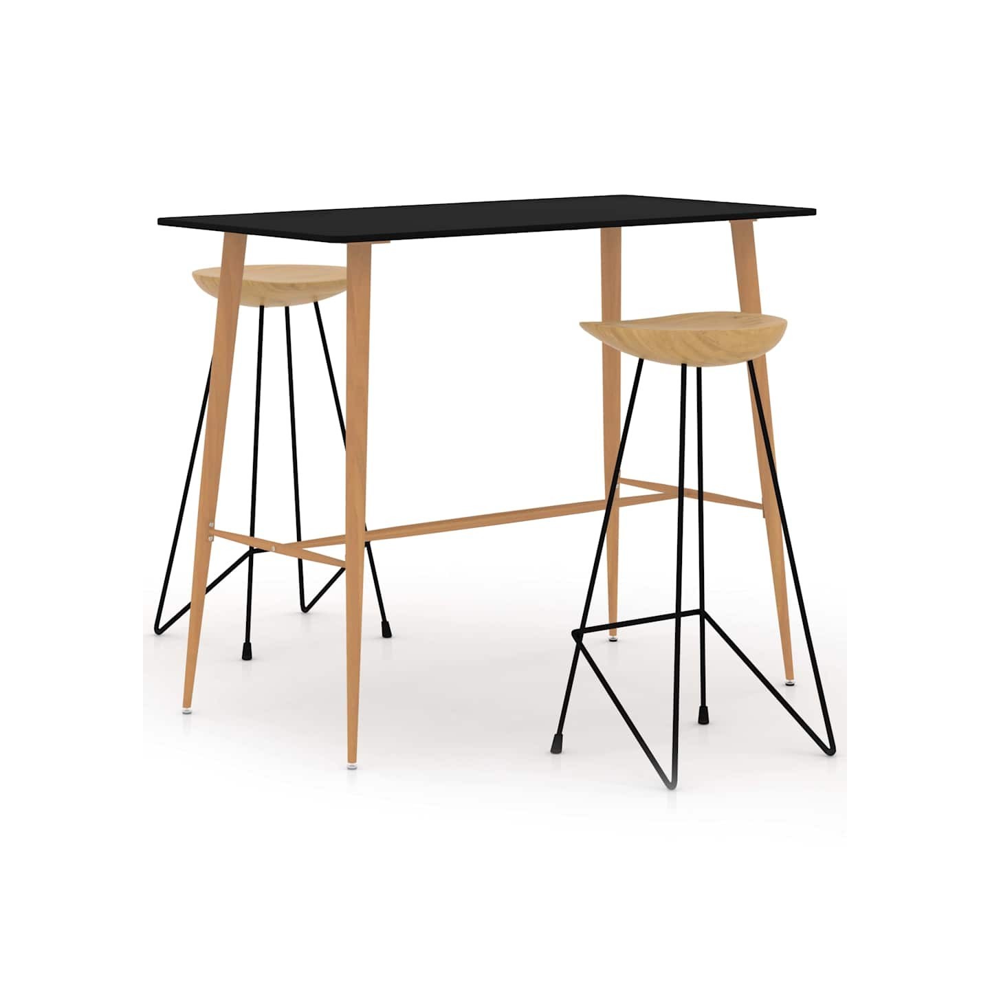 Ensemble de bar 3 pcs Noir