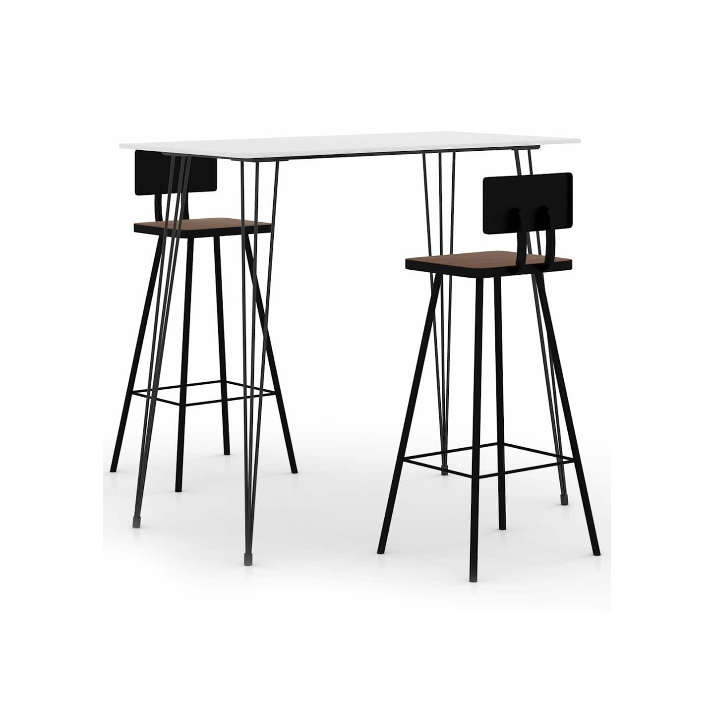 Ensemble de bar 3 pcs Blanc