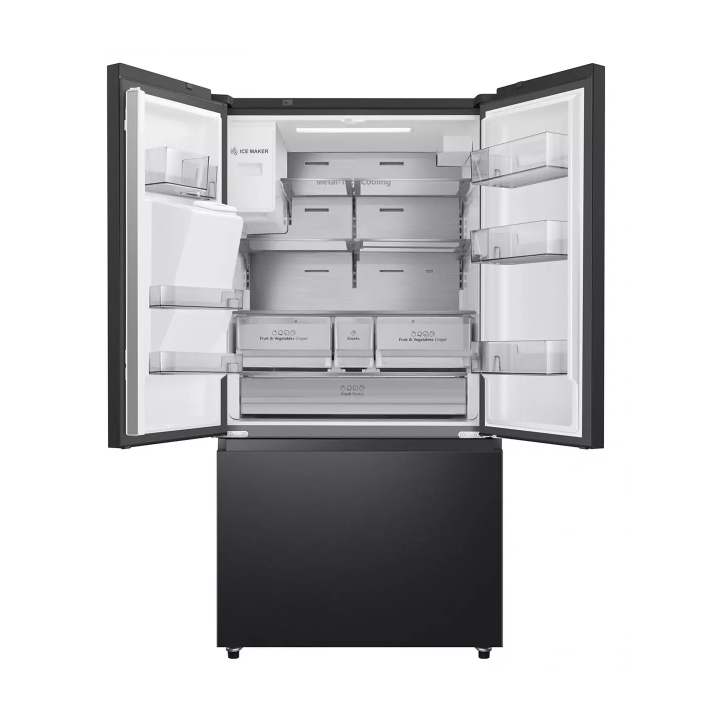 Frigo multi-portes Hisense RF793N4SAFE 612 L inox noir | Nimestore