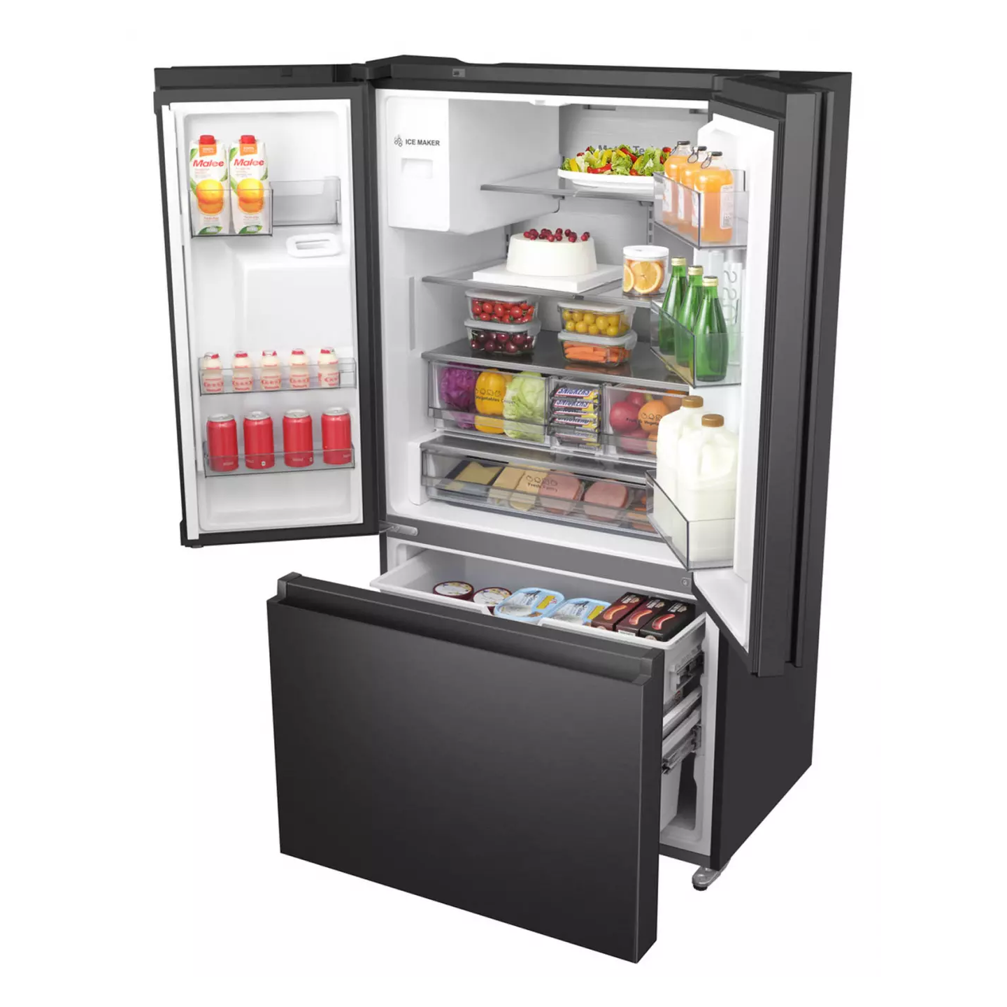 Frigo multi-portes Hisense RF793N4SAFE 612 L inox noir | Nimestore