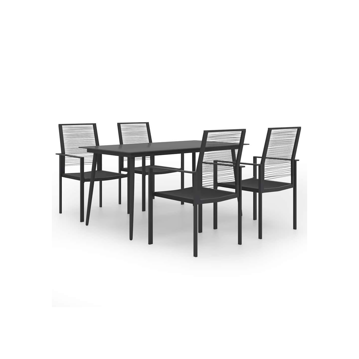 Ensemble à manger de jardin 5 pcs