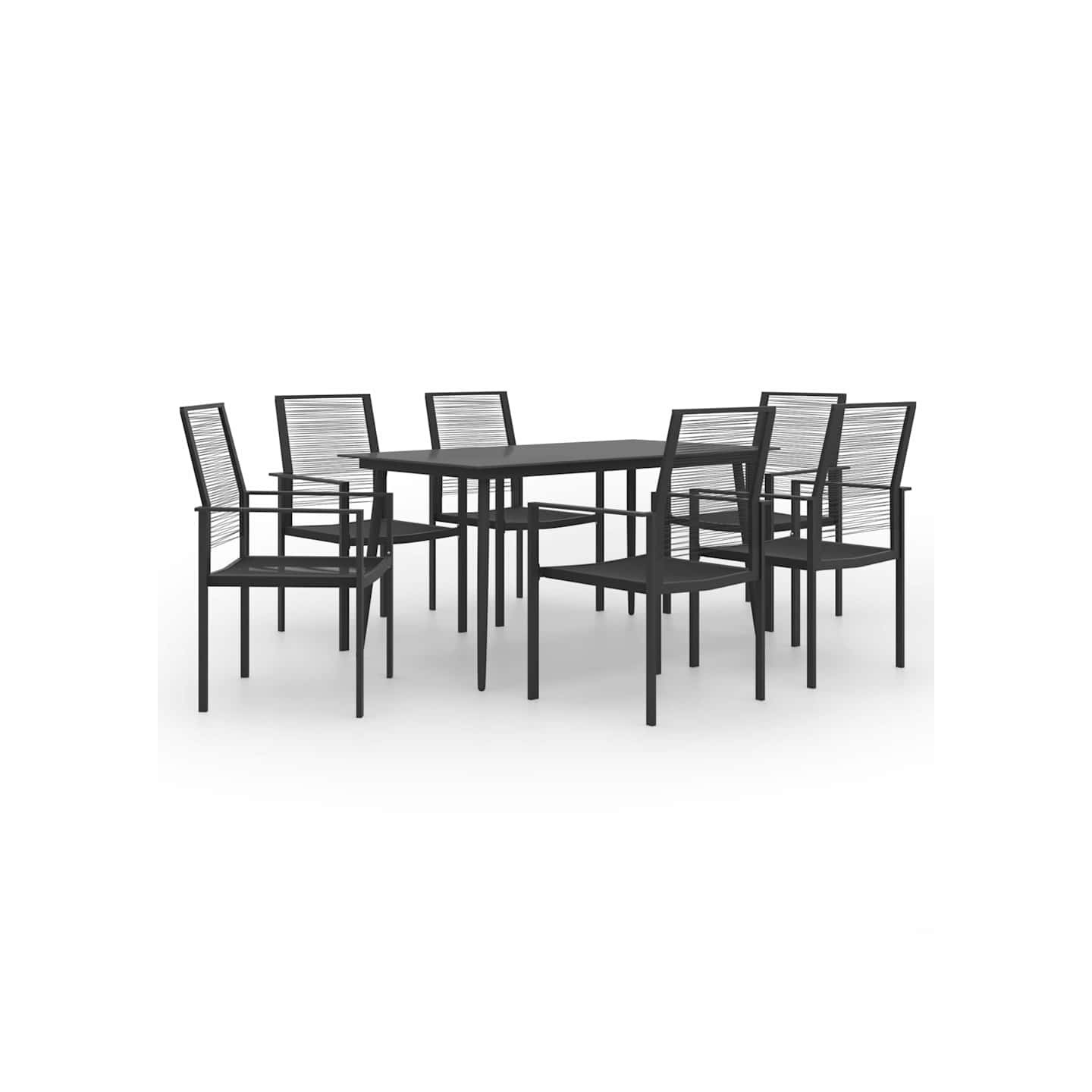 Ensemble à manger de jardin 7 pcs