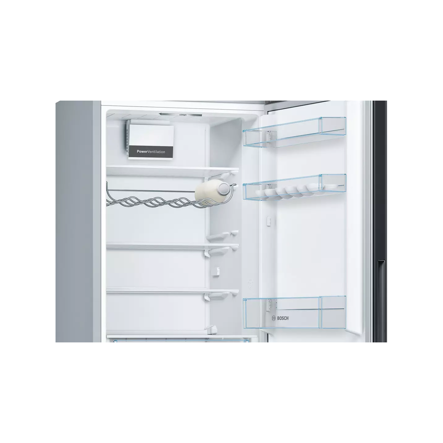 Frigo combiné Bosch Série 4 KGV36VBEAS 308 L verre noir | Nimestore