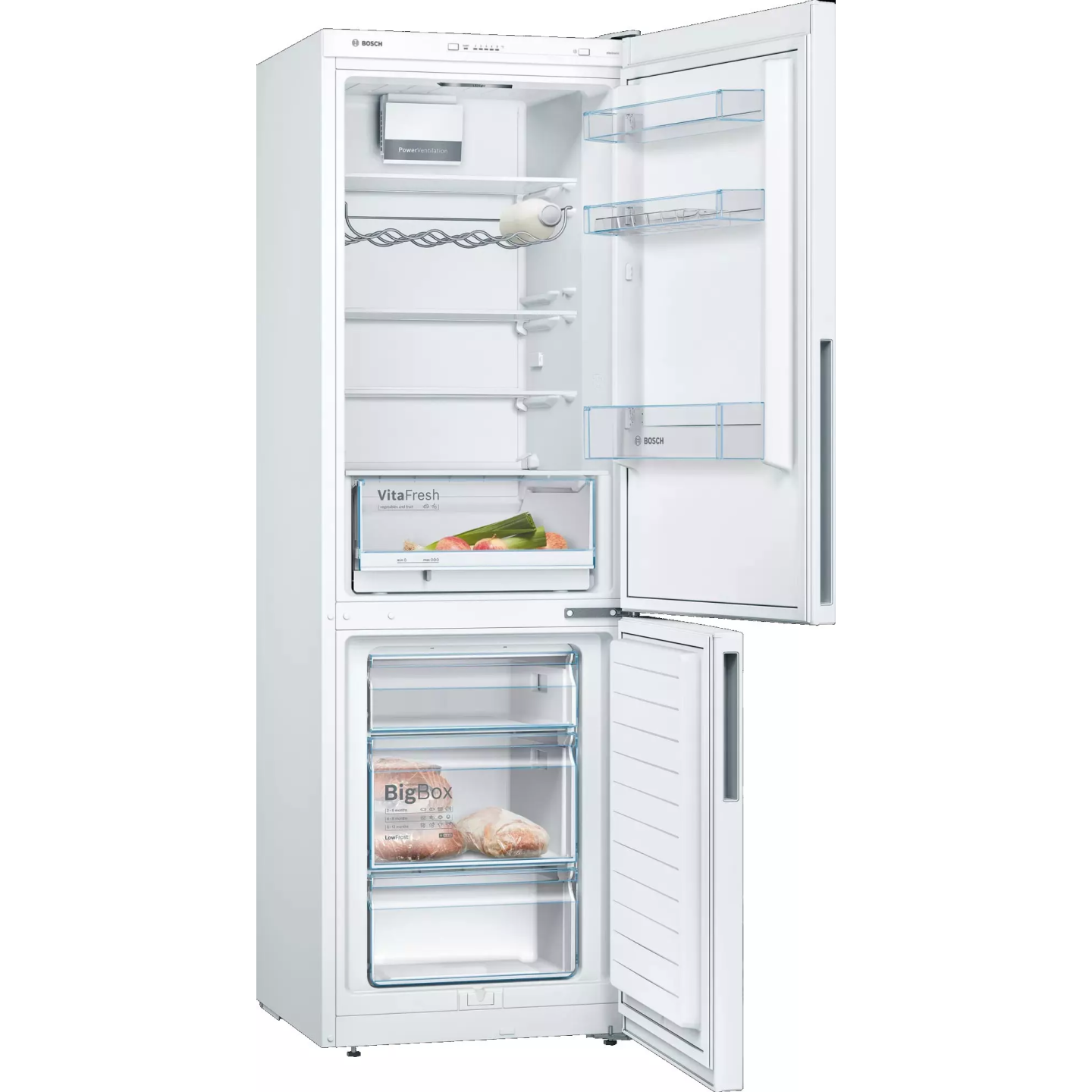 Frigo combiné Bosch Série 4 KGV36VWEAS 308 L blanc | Nimestore