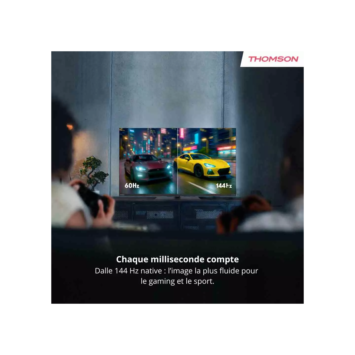 TV Mini LED Thomson 55MG7C15 55" 4K 144 Hz Google TV | Nimestore
