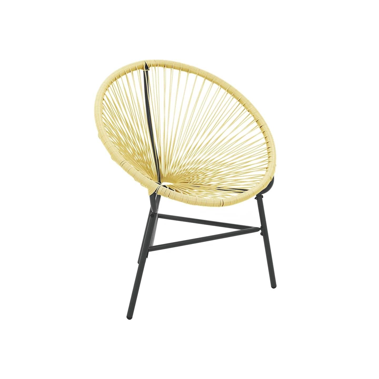 Chaise de jardin Acapulco Résine tressée Beige