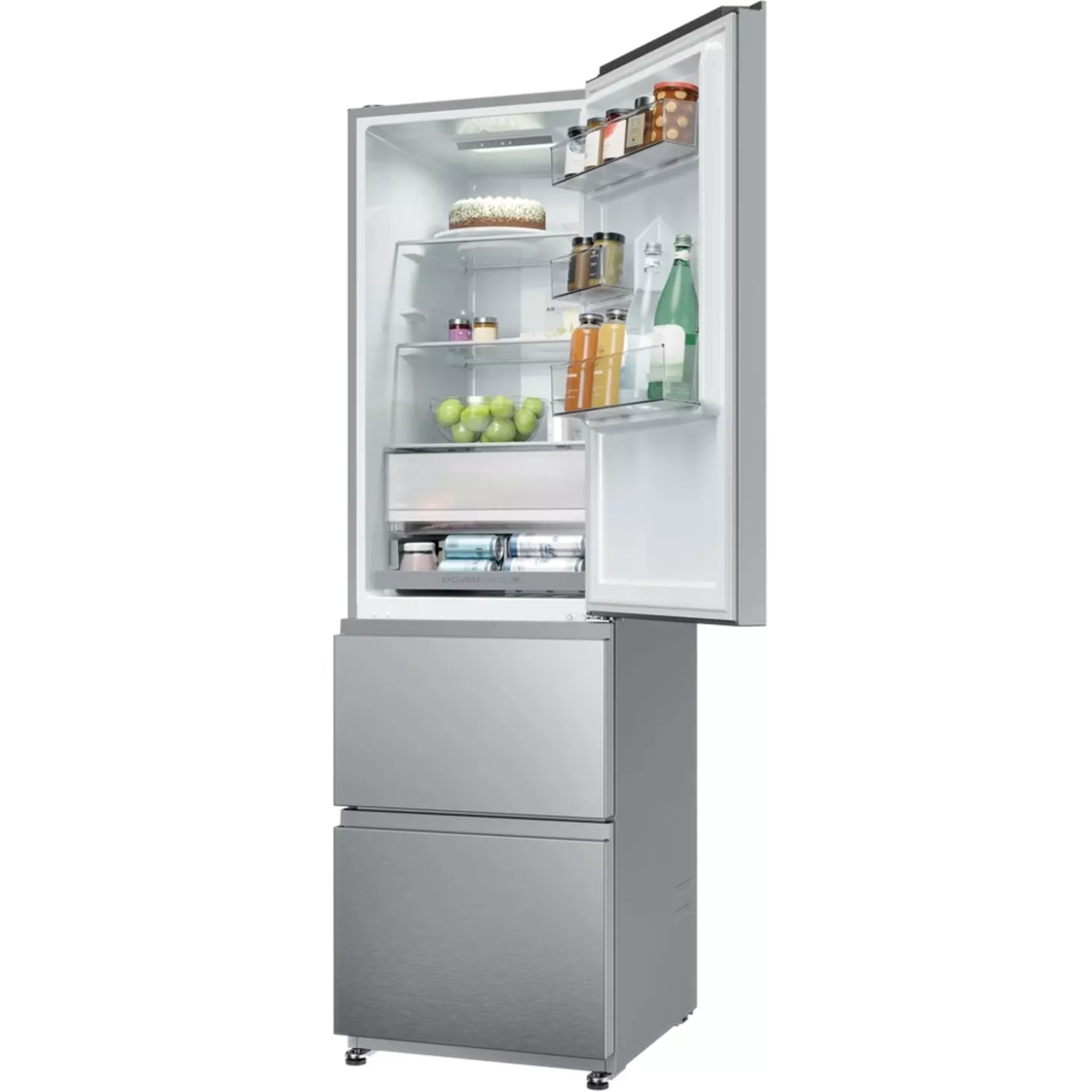 Réfrigérateur combiné Haier HTR3518ENMX 303 L No Frost | Nimestore