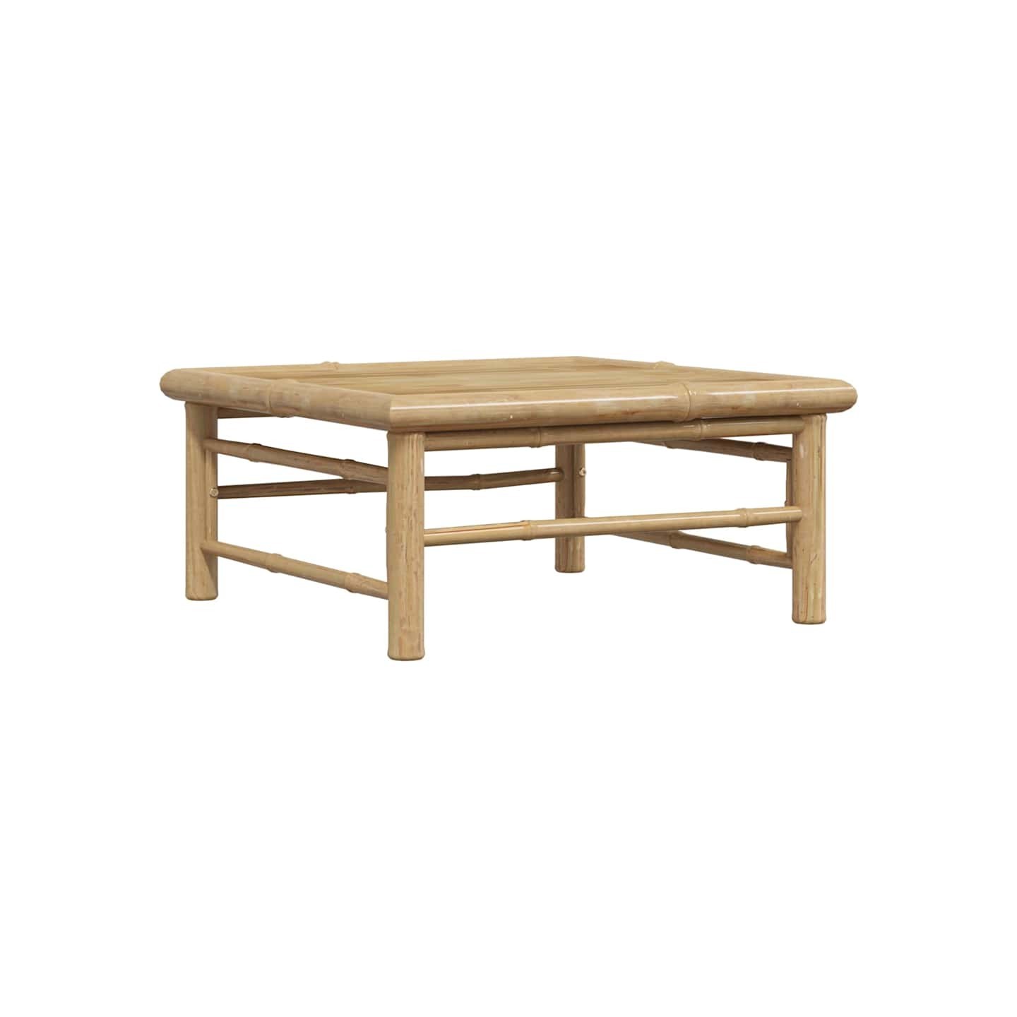 Table de jardin 65x65x30 cm Bambou
