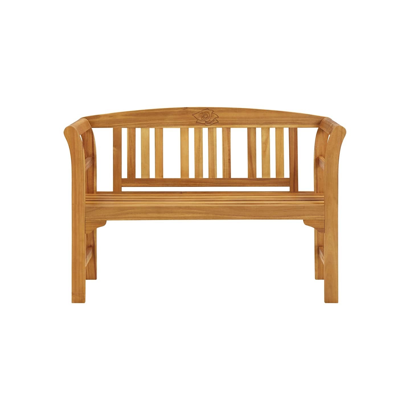 Banc de jardin 114 cm bois d'acacia solide