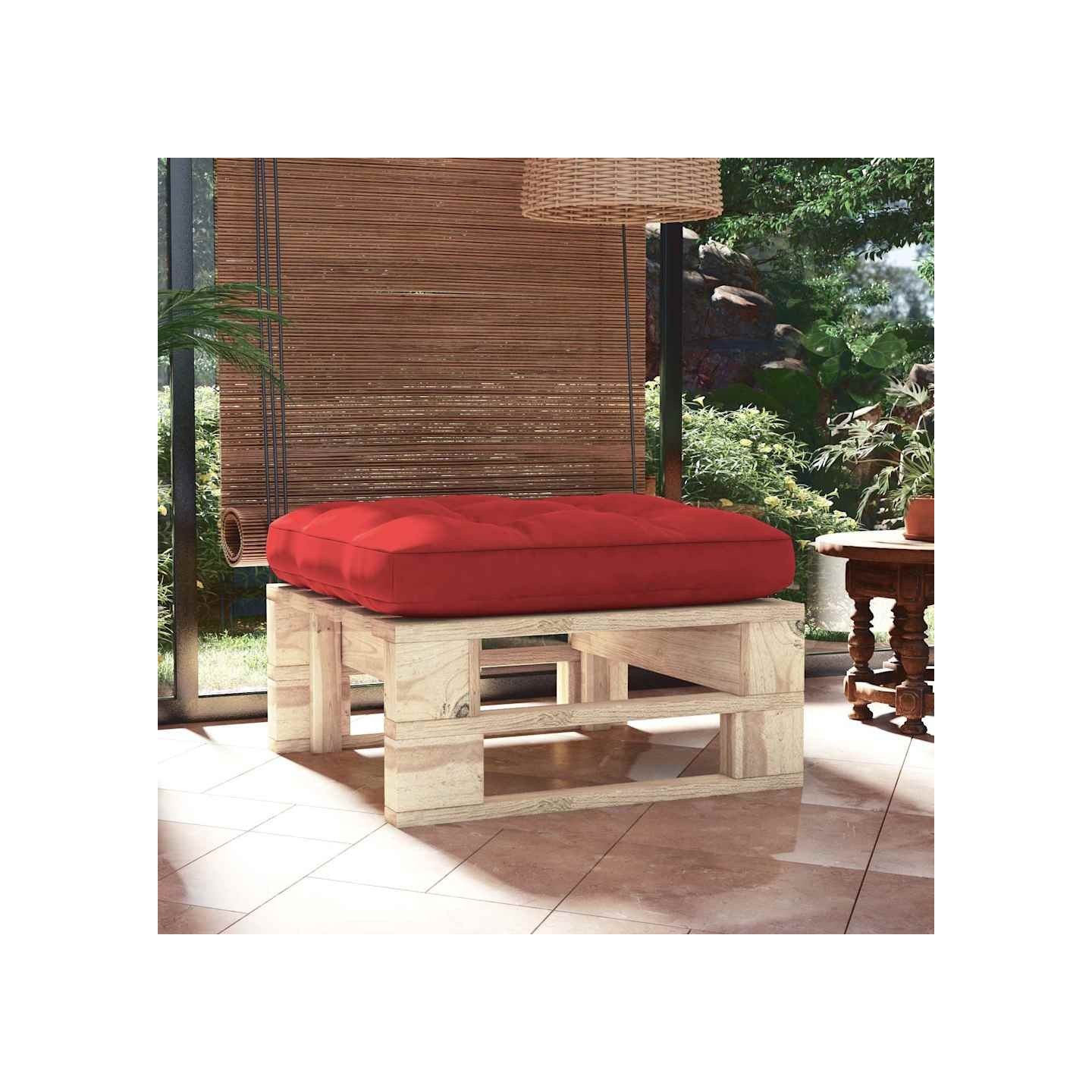 Pouf palette de jardin bois de pin imprégné