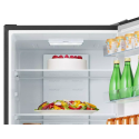Réfrigérateur combiné Hisense FCN331AFD 336 L inox noir | Nimestore