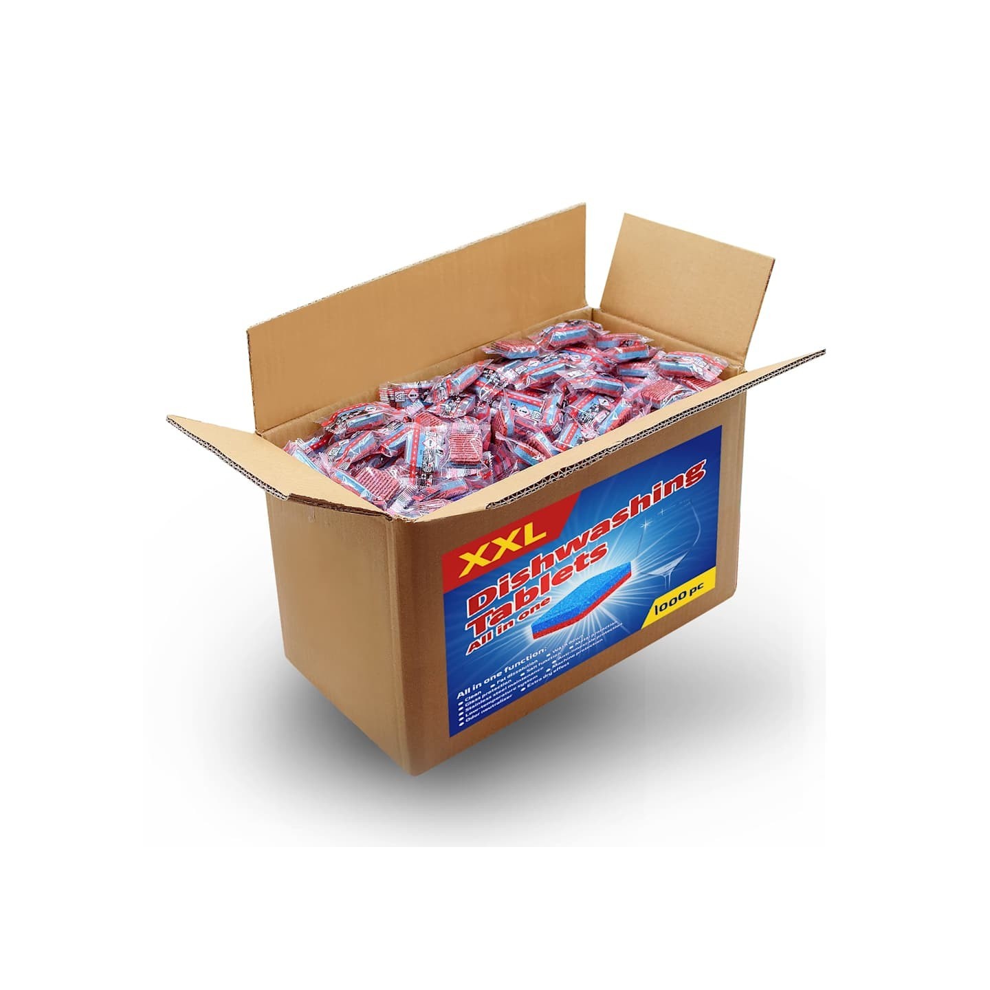 Tablettes 12 en 1 pour lave-vaisselle 1000 pcs 18 kg