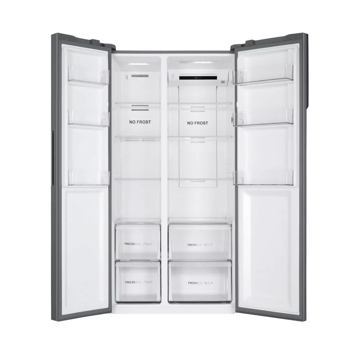 Réfrigérateur américain Haier HSR3918ENPG 528 L silver | Nimestore