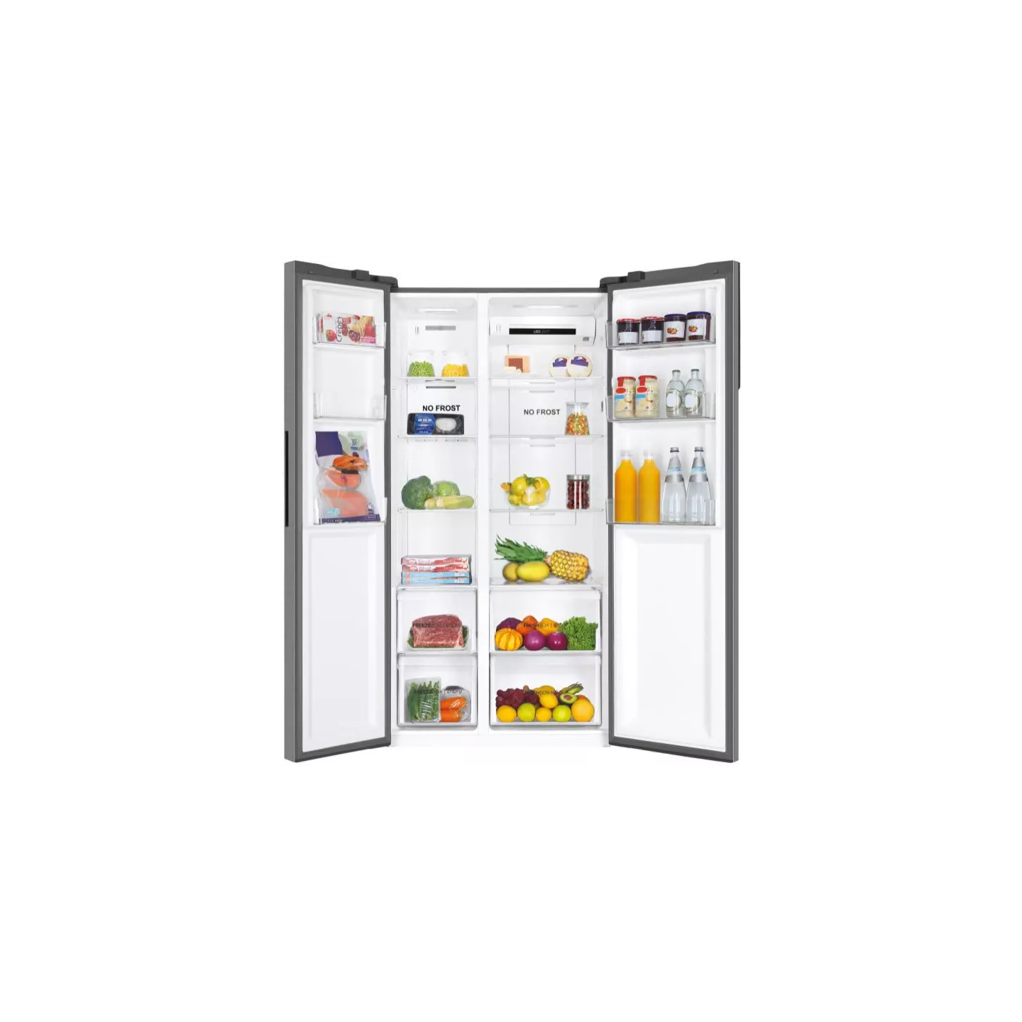 Réfrigérateur américain Haier HSR3918ENPG 528 L silver | Nimestore