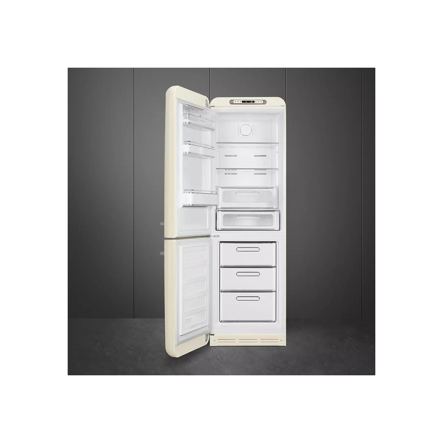 Réfrigérateur combiné Smeg FAB32LCR6 années 50 crème | Nimestore