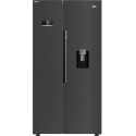 Réfrigérateur américain Beko GN163241DXBRN 576 L noir | Nimestore