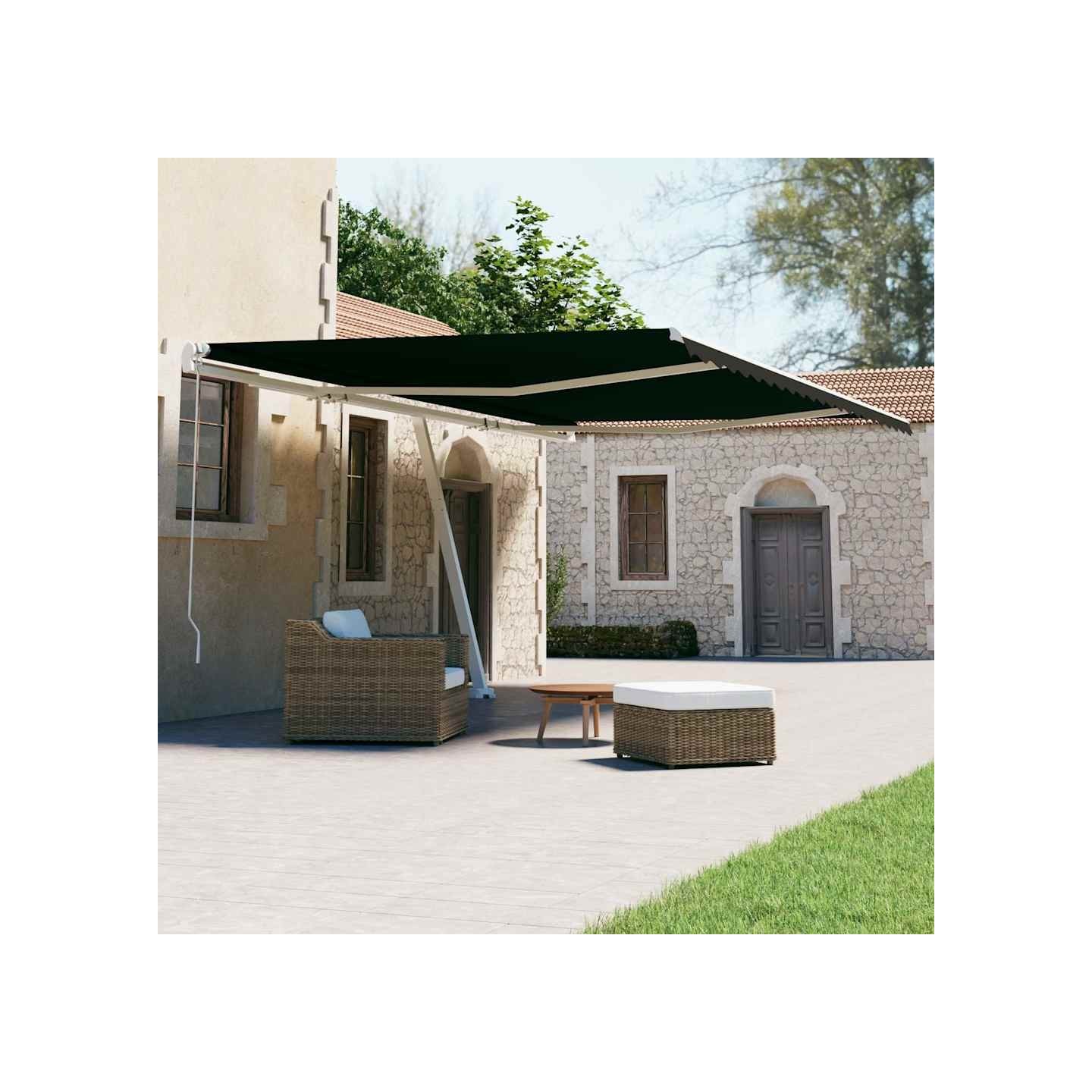Auvent automatique sur pied 600x300 cm Anthracite