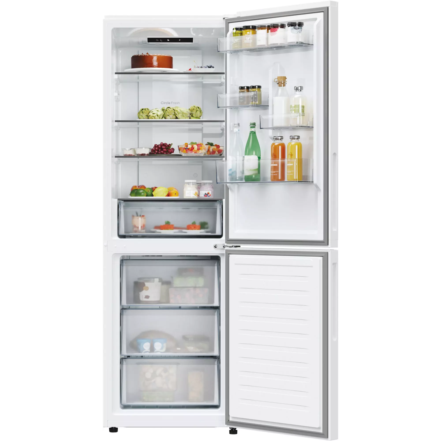 Réfrigérateur combiné Candy CNCQ2T618EW 355 L blanc | Nimestore