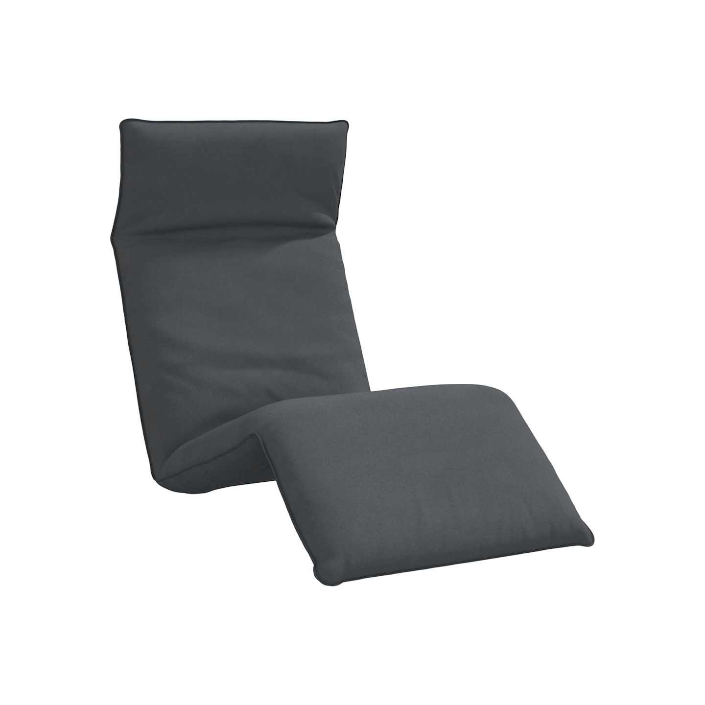 Chaise longue pliante anthracite 175x54x8,5 cm tissu oxford