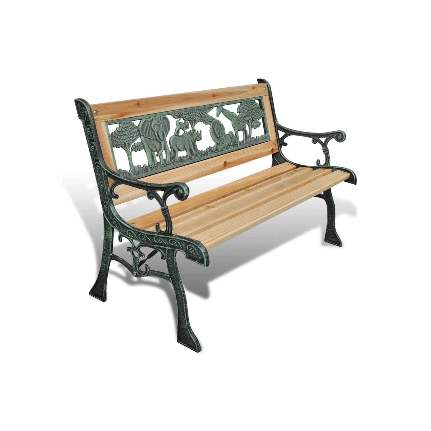 Banc de jardin pour enfants 84 cm Bois