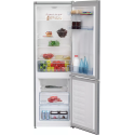 Réfrigérateur combiné Beko RCSA270K40SN 262 L gris acier | Nimestore