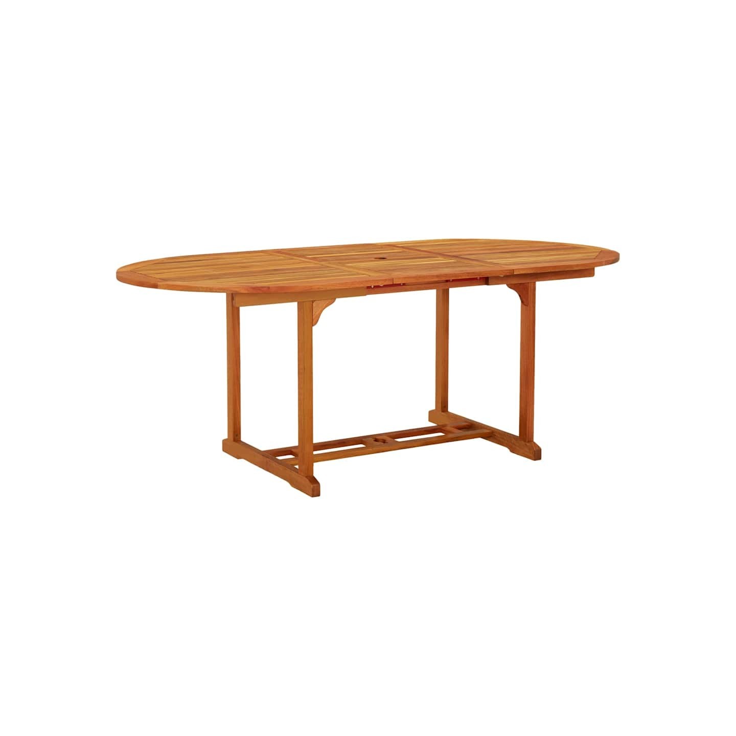 Table de jardin 200x100x75 cm Bois d'eucalyptus solide