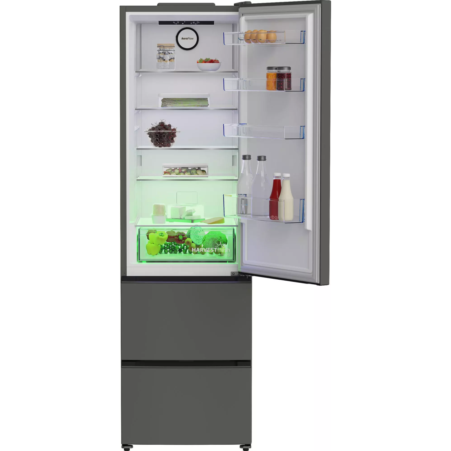 Frigo combiné Beko B3RGNA354HG1 351 L froid ventilé | Nimestore