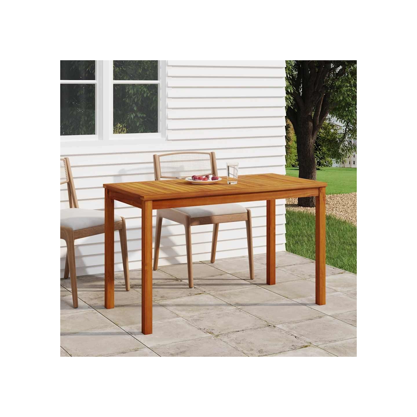 Table de jardin 110x55x67 cm Bois d'acacia solide