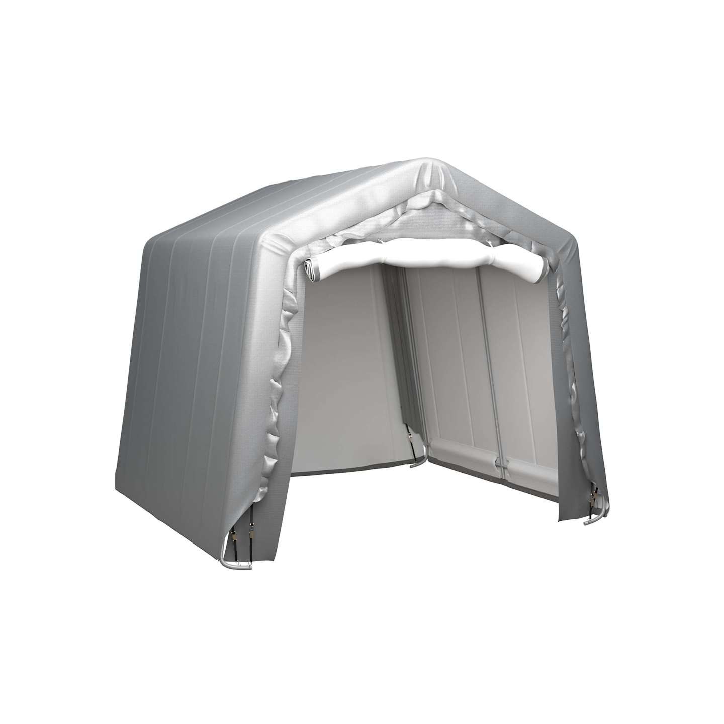 Tente de rangement 240x240 cm Acier Gris