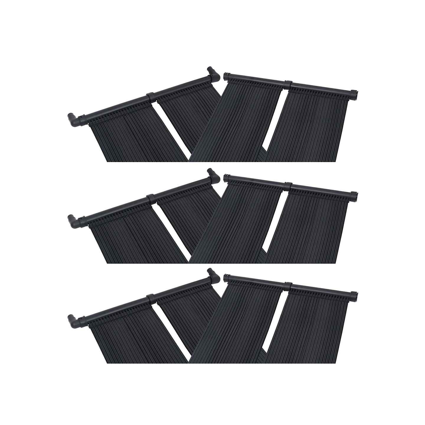 Panneaux solaires de chauffage de piscine 6 pcs 80x310 cm