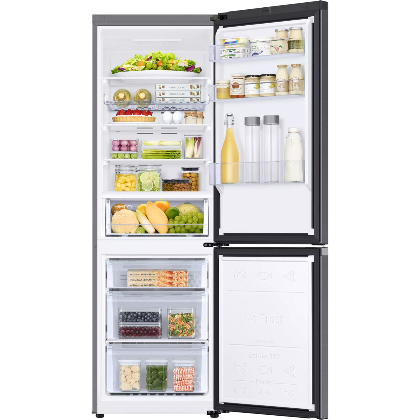 Frigo combiné Samsung RB34C602EB1 344 L noir carbone | Nimestore