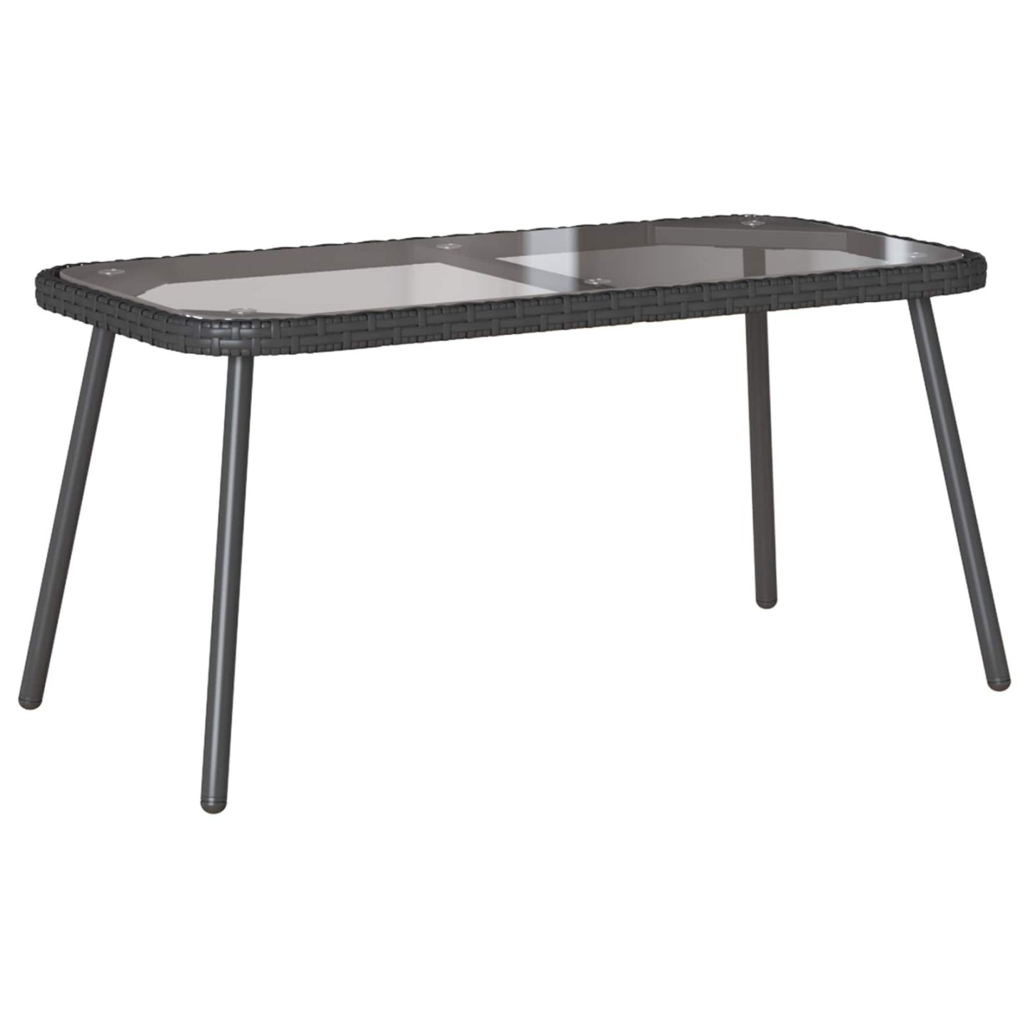 Table basse Noir 90 x 45 x 43 cm polyrotin