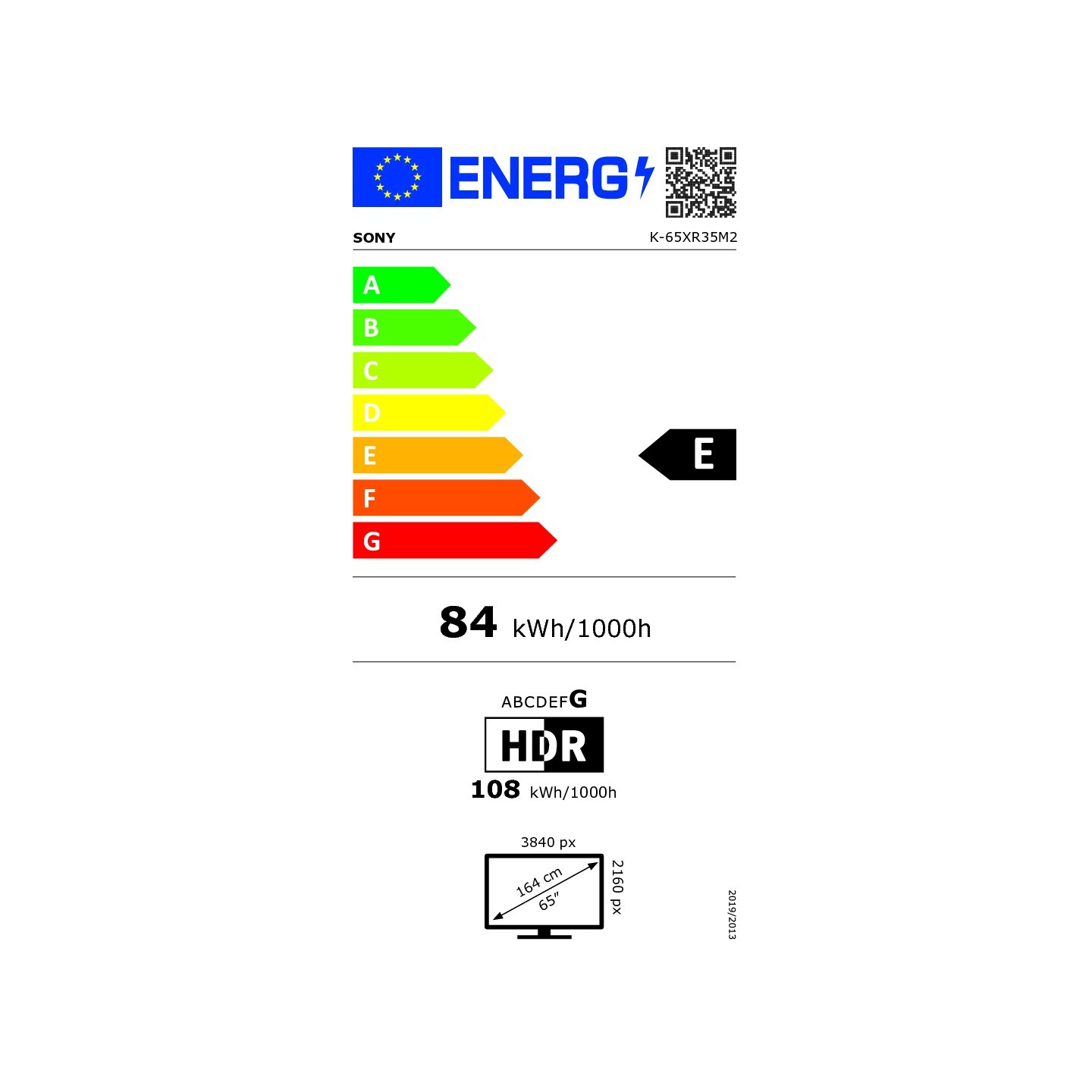 TV LED Sony Bravia 3 II K65XR35M2PB 65" 4K Google TV | Nimestore