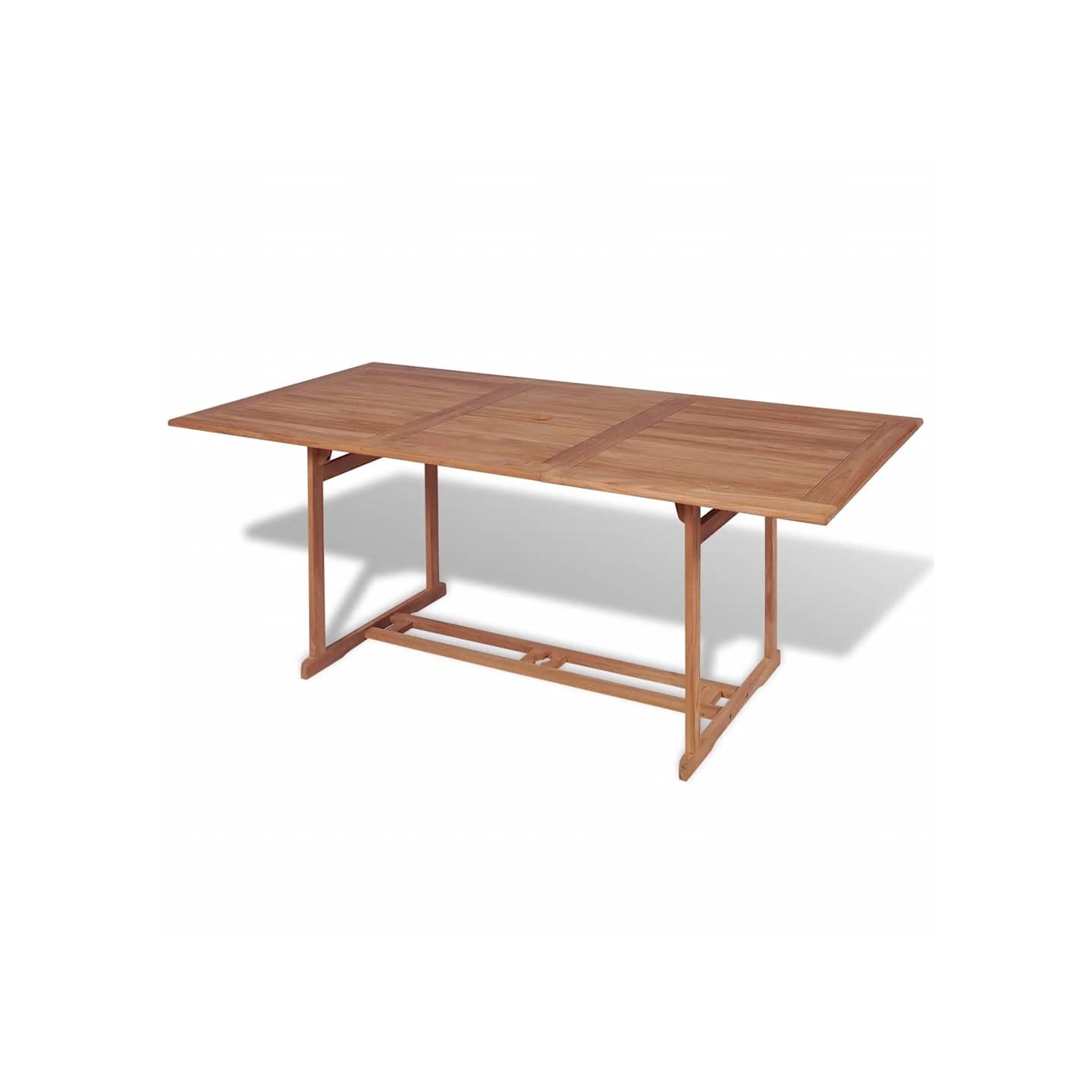 Table de jardin 180x90x75 cm Bois de teck solide