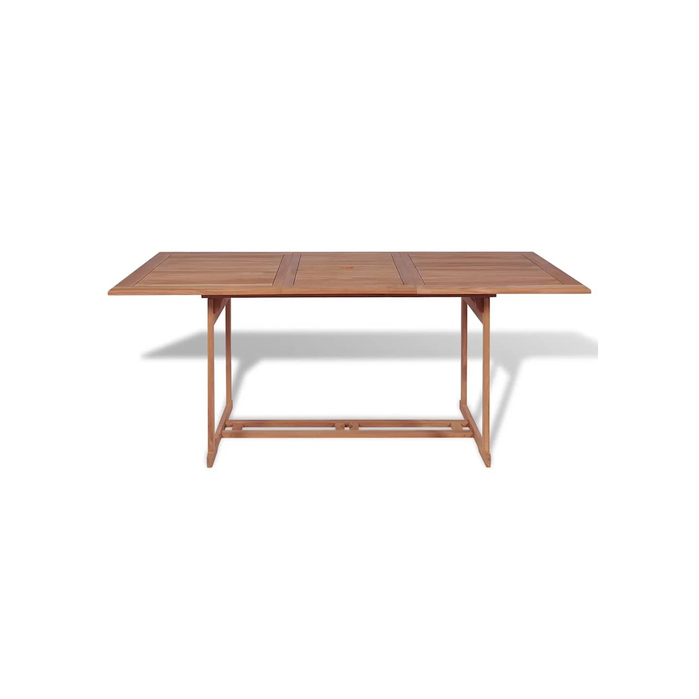 Table de jardin 180x90x75 cm Bois de teck solide