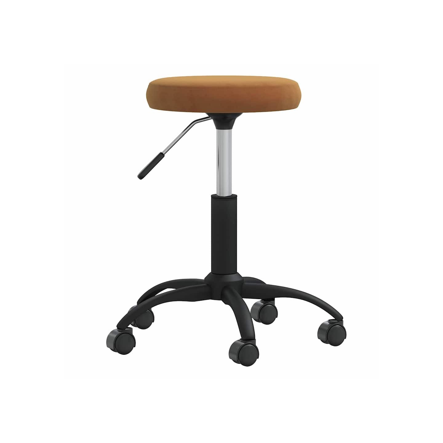 Chaise de salle à manger Marron Velours