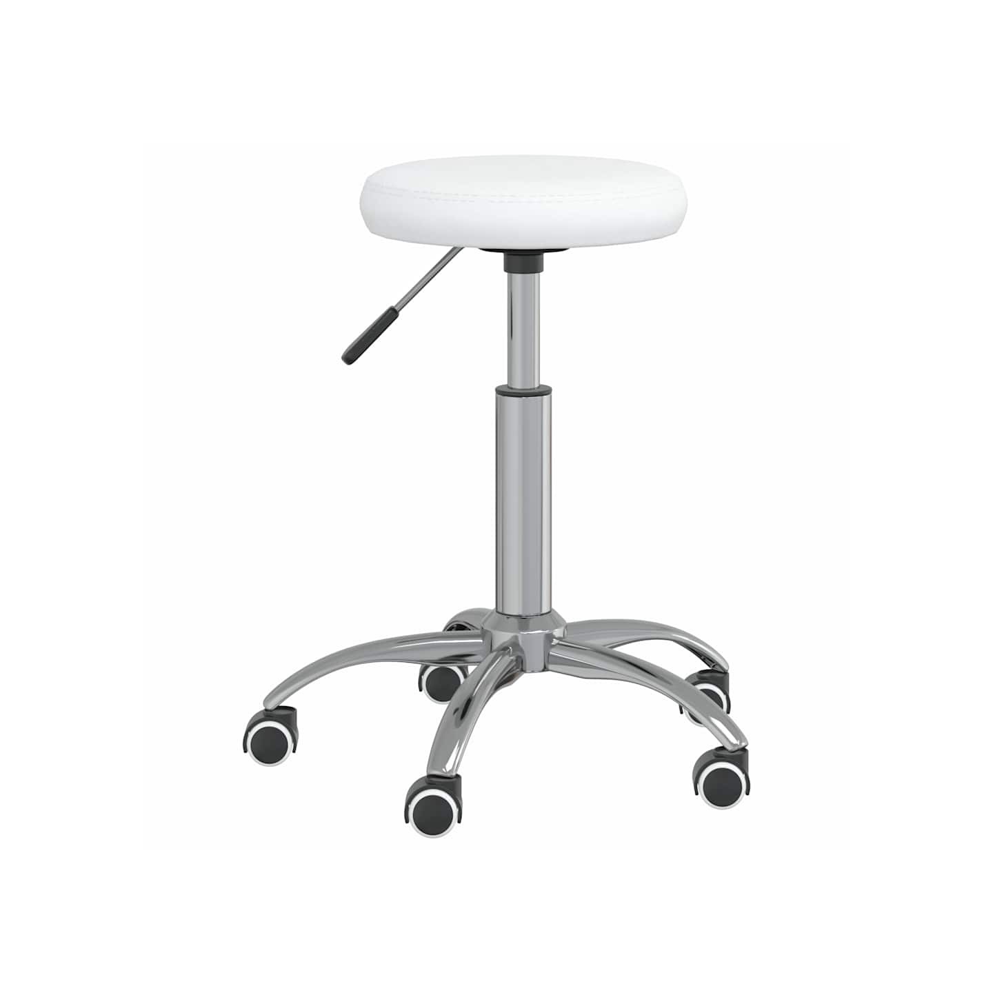 Chaise de salle à manger Blanc Similicuir