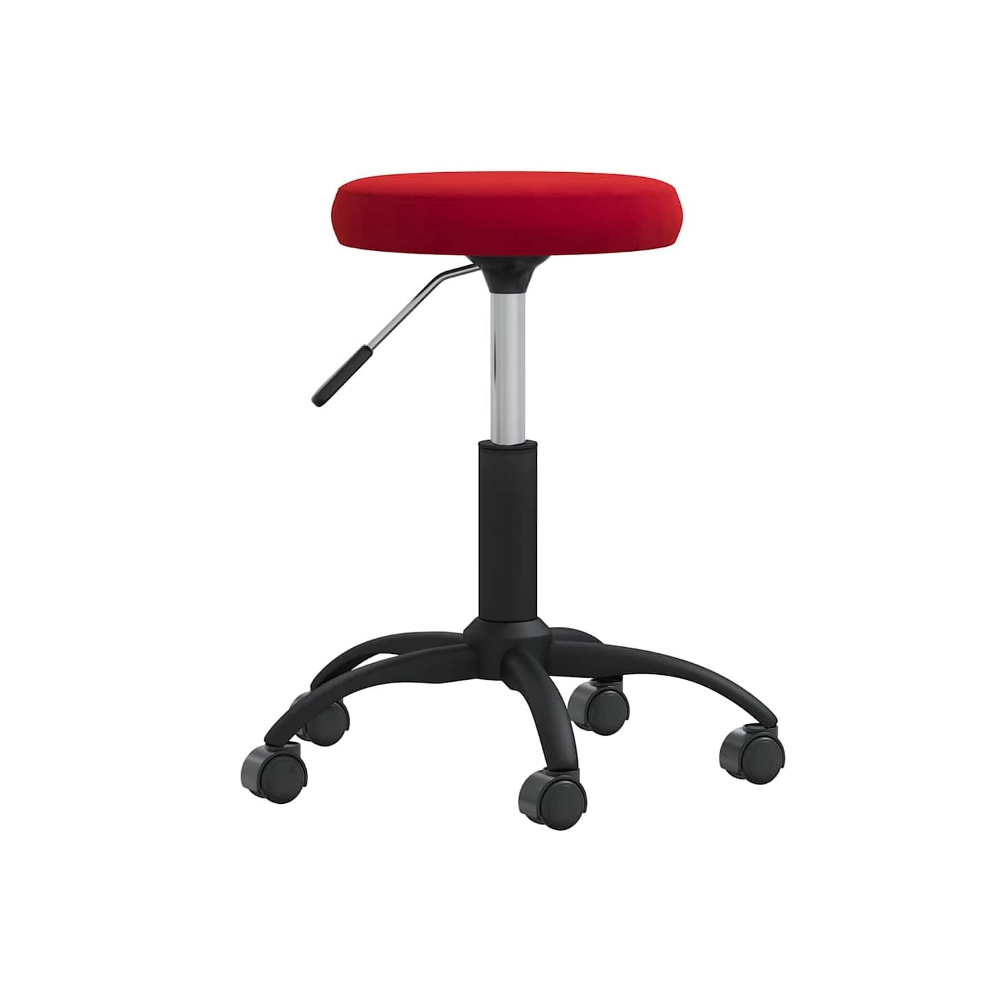 Tabouret de massage Velours Rouge bordeaux