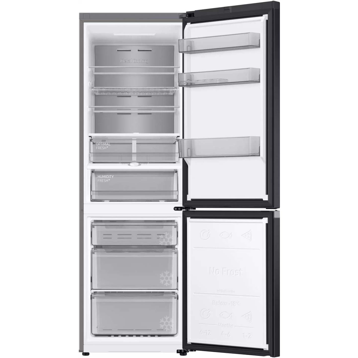 Frigo combiné Samsung RB34C705CB1 344 L classe C noir | Nimestore