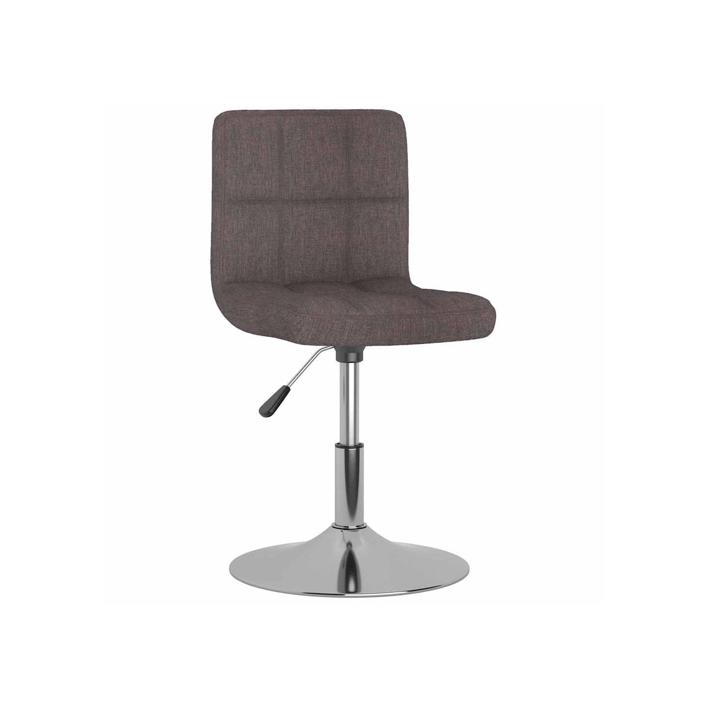 Chaise pivotante de salle à manger Taupe Tissu