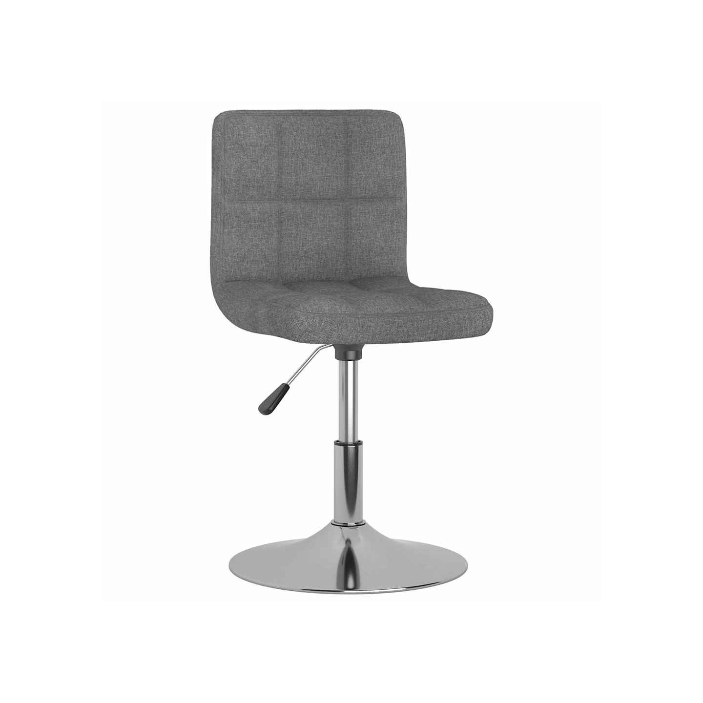 Chaise pivotante à manger Gris clair Tissu